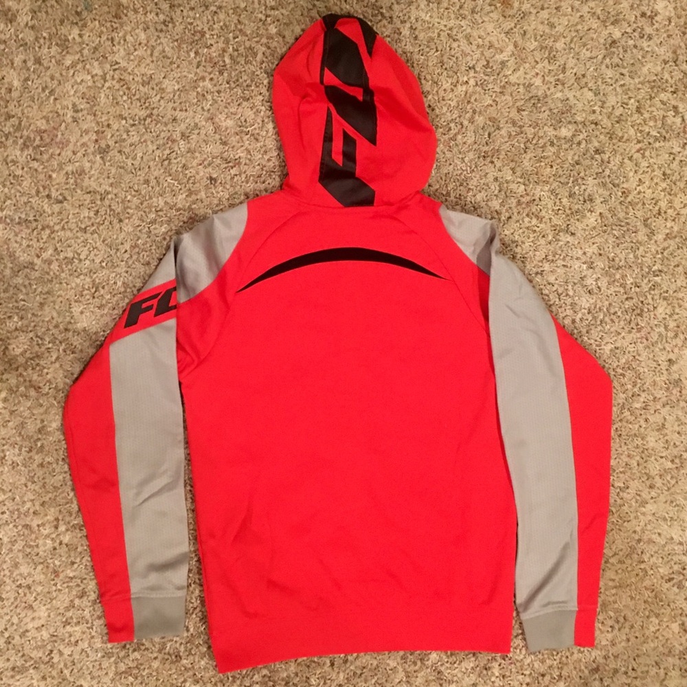 FOX RACING MENS ACTIVE ZIPUP HOODIE *RARE* - Picture 3 of 3